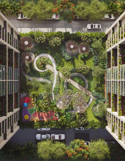 Garden Bird Eye View - SS2